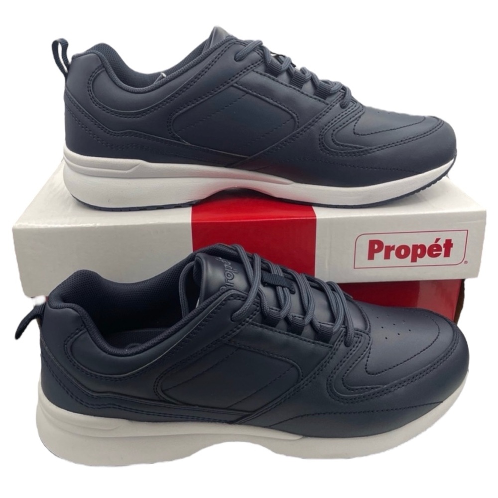 Propet leather lifewalker sport navy sneakers women’s Size 10 1/2